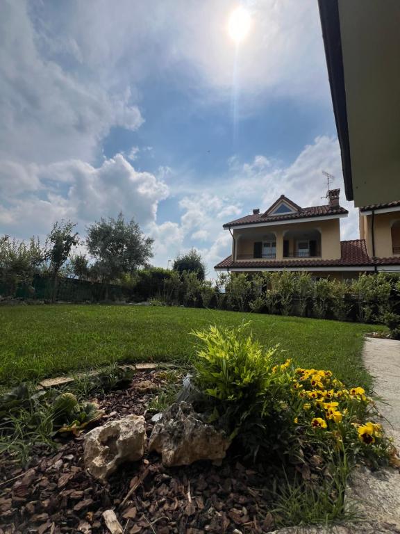 Zahrada ubytování CASA I CEDRI