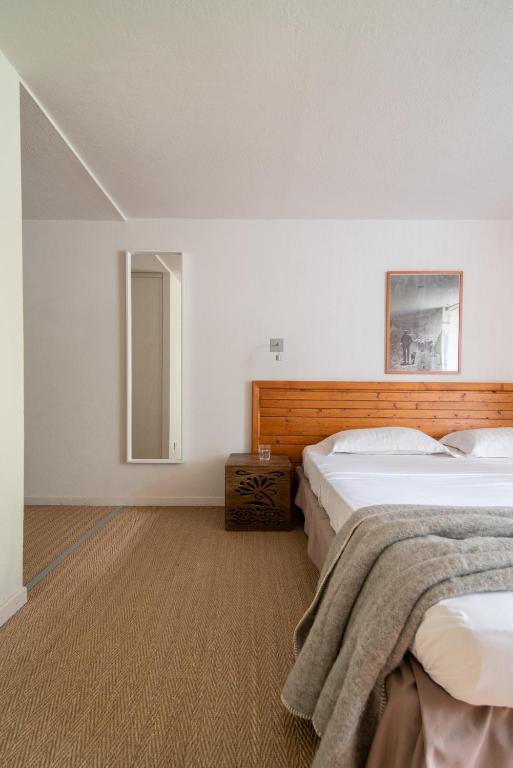 Letto o letti in una camera di Domaine de Ramonjuan