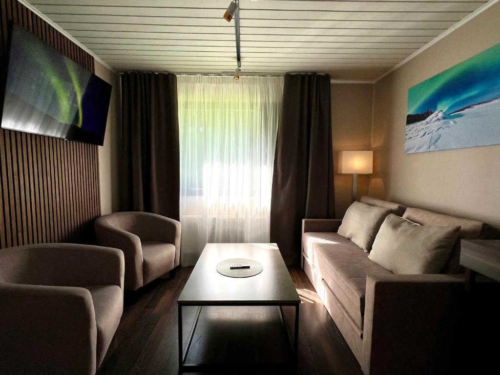 Posezení v ubytování Hotel Boreas