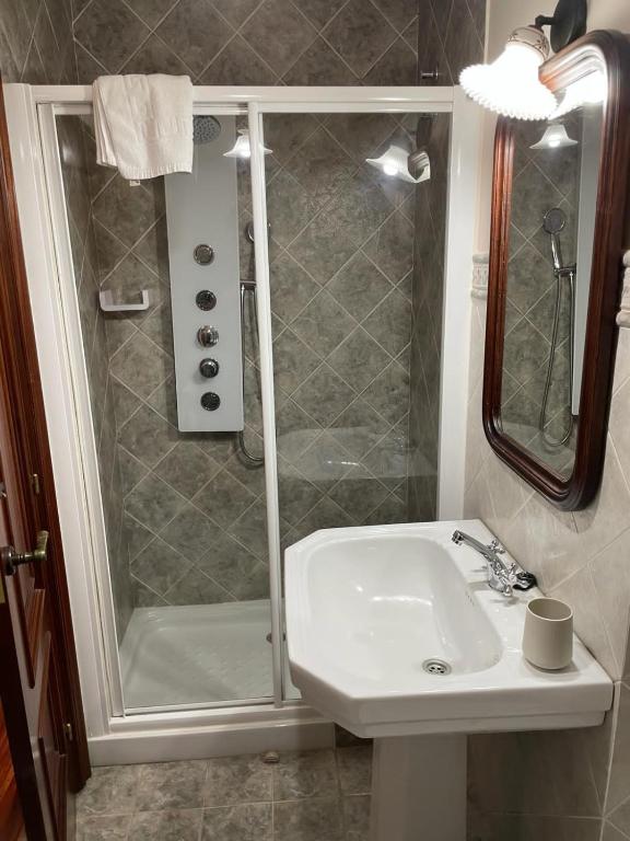 Kúpeľňa v ubytovaní Casa de Costoia