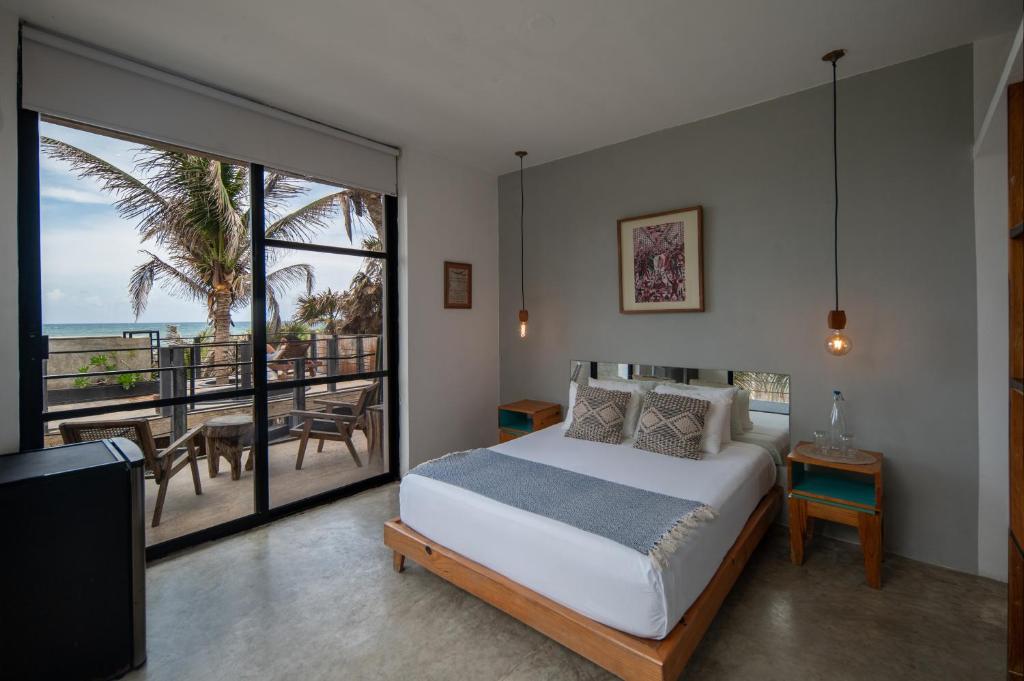 Tropicalito Villa on the Beach - 带有海景的双人间