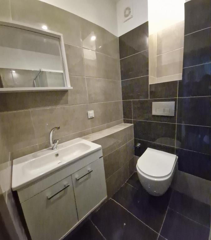 Koupelna v ubytování Hotel Delisa