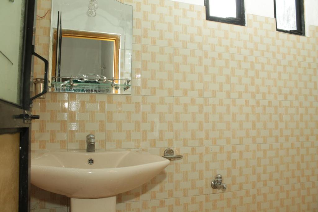 Koupelna v ubytování Miringa homestay