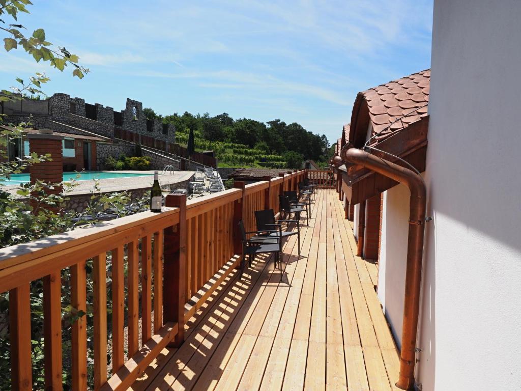 Balkón nebo terasa v ubytování Resort Zajíci ze Zaječí