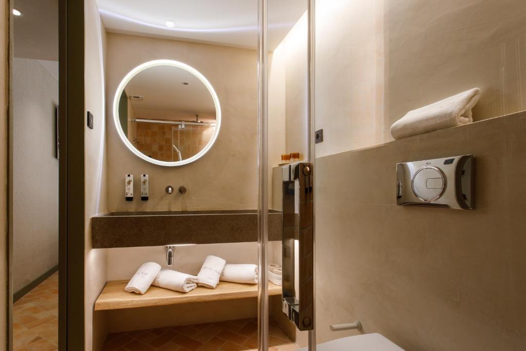 Koupelna v ubytování Hostal Olga