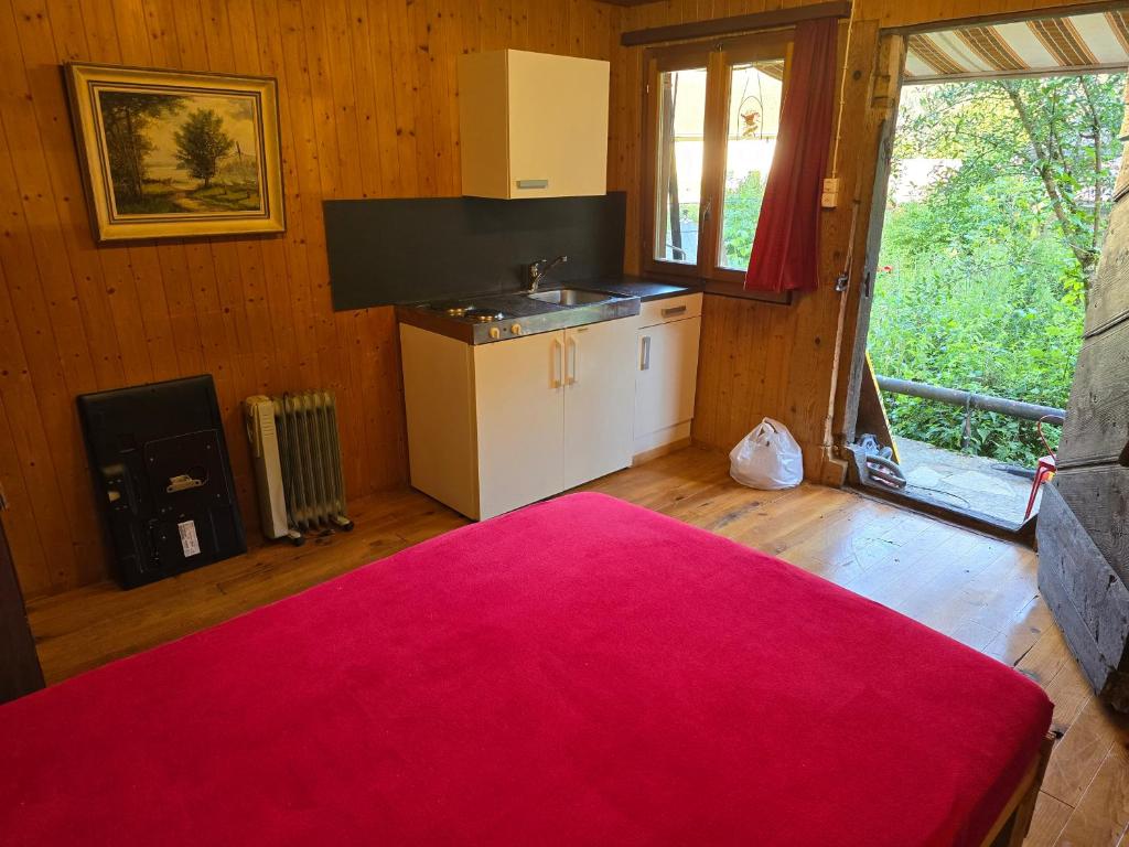Kuchyň nebo kuchyňský kout v ubytování aschis Lodge 2