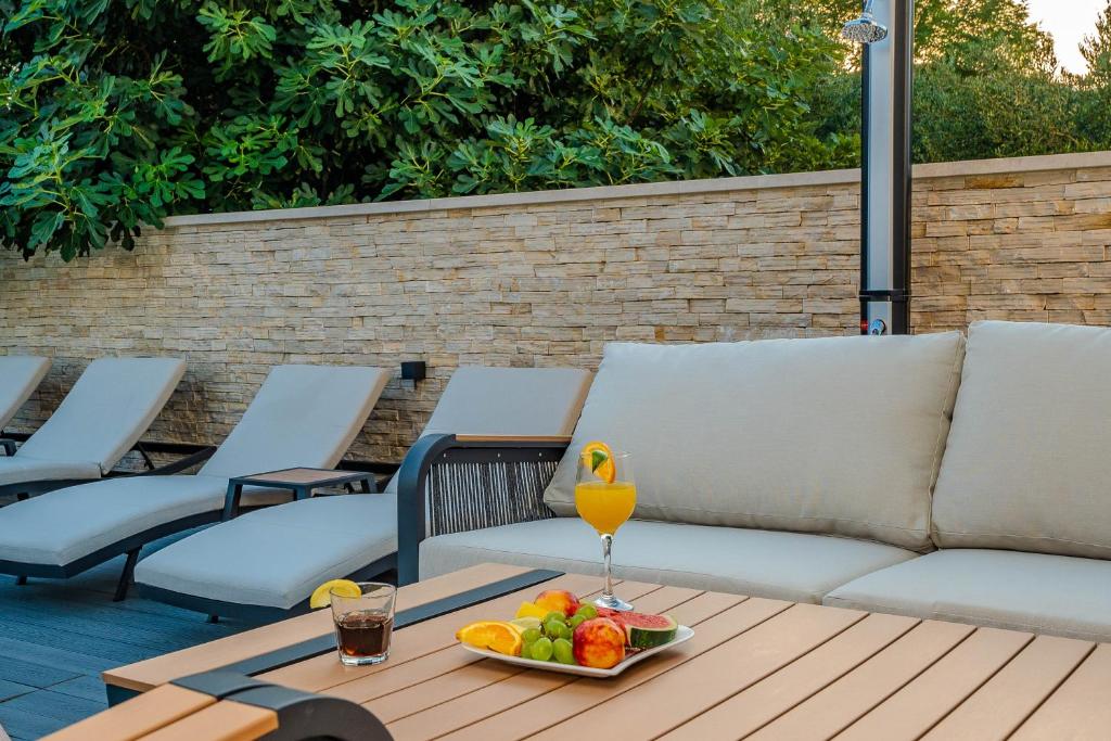 Posedenie v ubytovaní Luxury Apartments VilaMaloca