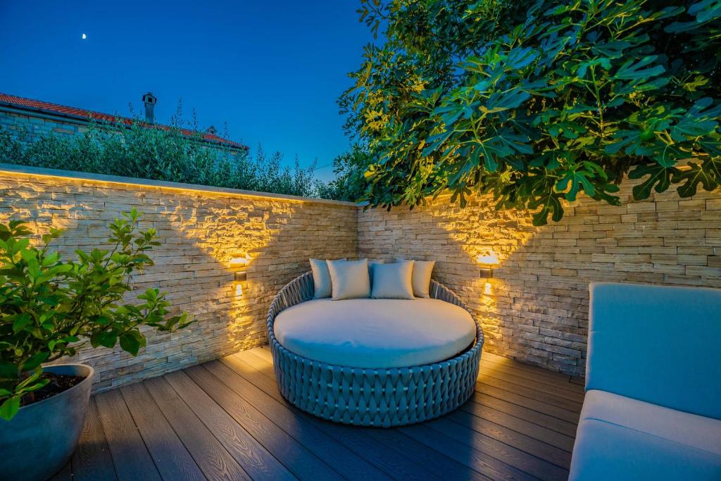 Posedenie v ubytovaní Luxury Apartments VilaMaloca