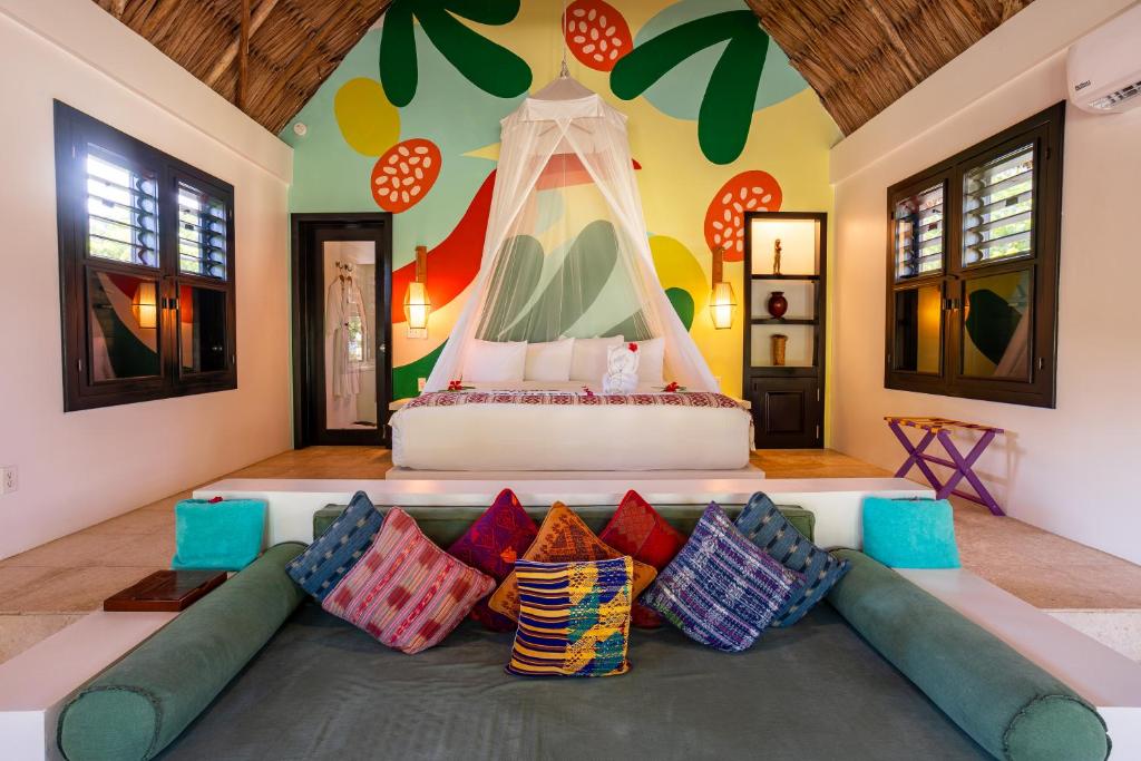 Χώρος καθιστικού στο Matachica Beach Resort and Spa