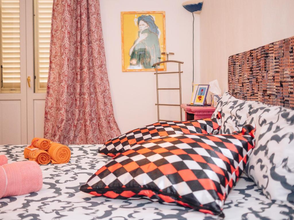 Postel nebo postele na pokoji v ubytování Casona Mafalda