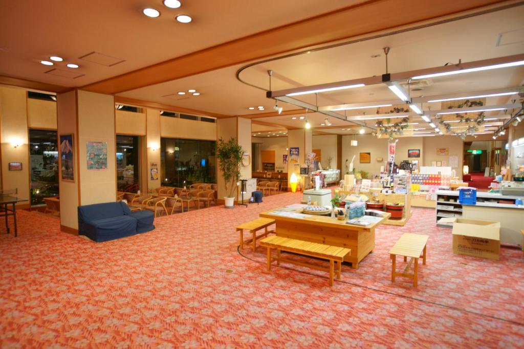Posezení v ubytování Hotel Kaminoyu Onsen
