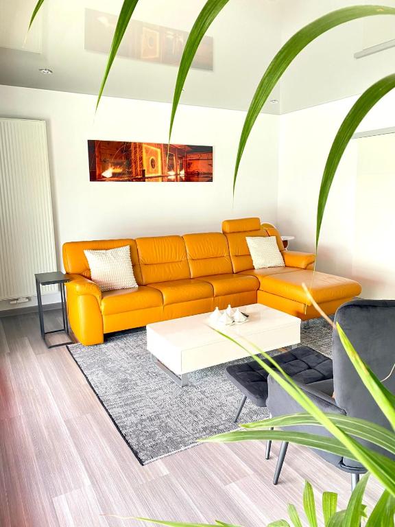 Posezení v ubytování Haus am Kemnader See