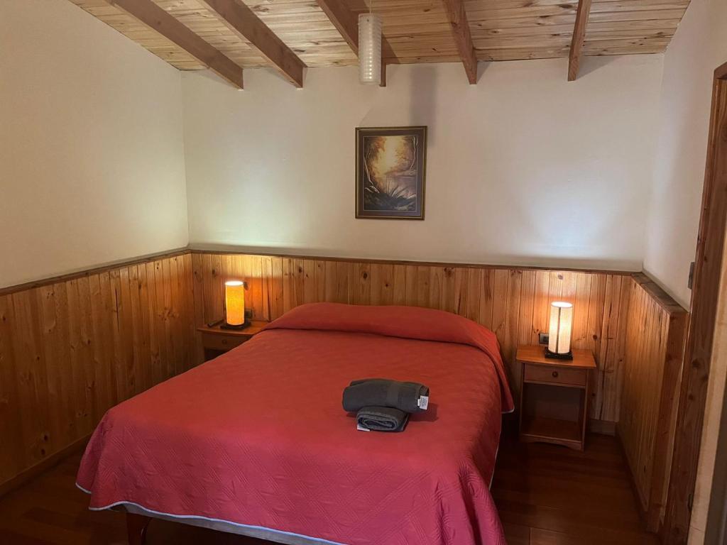 Voodi või voodid majutusasutuse Hostal Balmaceda La Serena toas