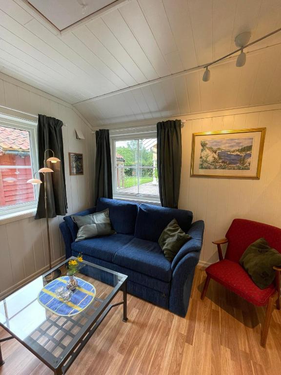 Posezení v ubytování Guest house close to Kristiansand