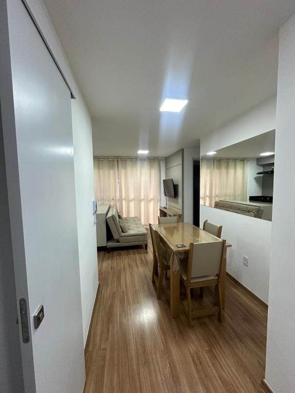 Posezení v ubytování Apartamento com lazer e spa