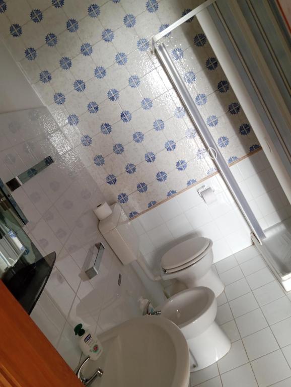 Koupelna v ubytování B&B Il Cedro