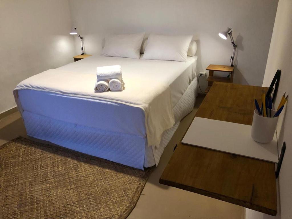 Postel nebo postele na pokoji v ubytování Casa Ocean Trancoso