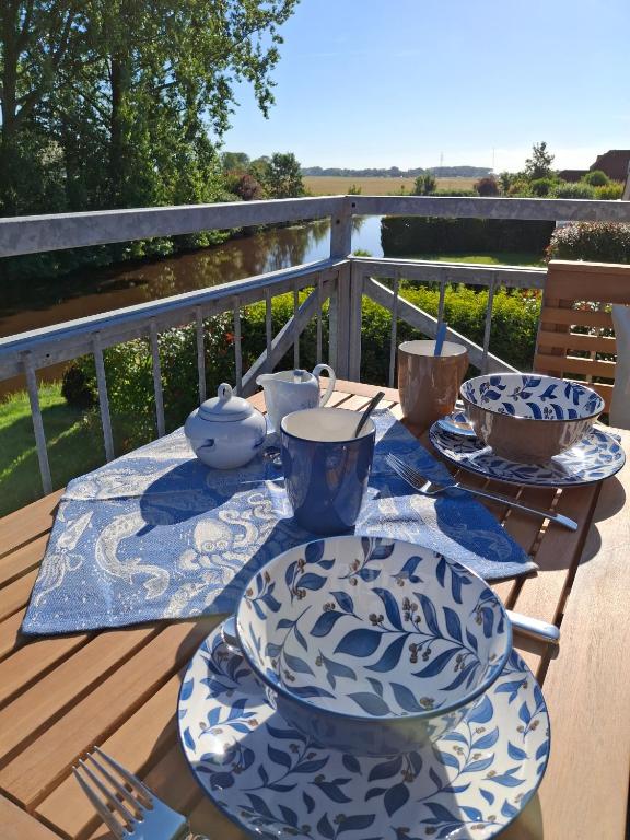 Balkón nebo terasa v ubytování TiefBlick