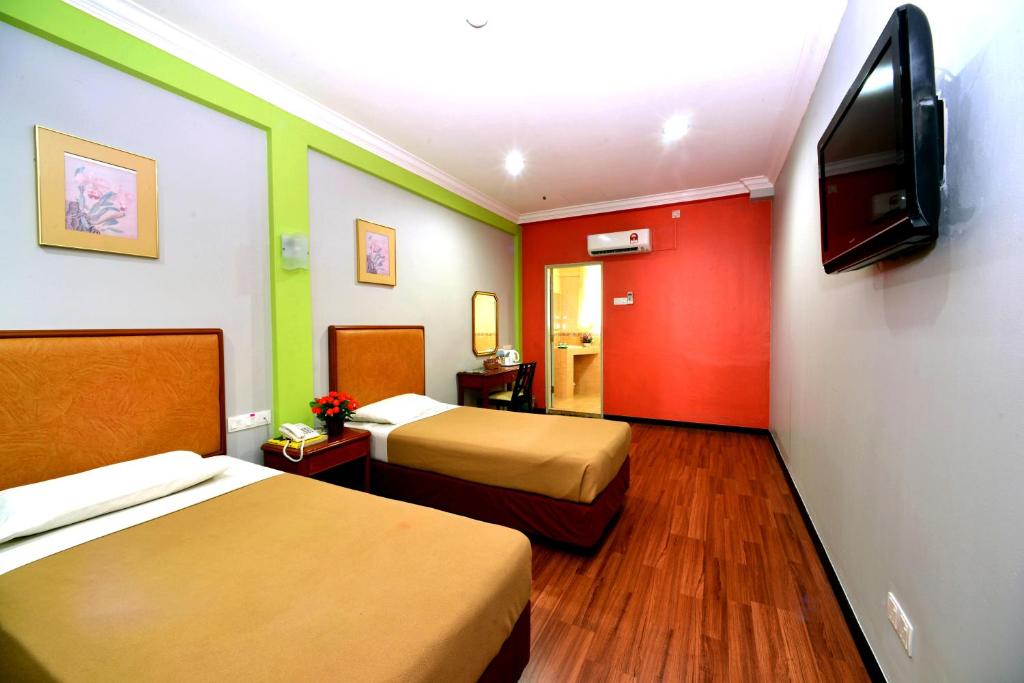 TV a/nebo společenská místnost v ubytování Classic Boutique Hotel Kuantan