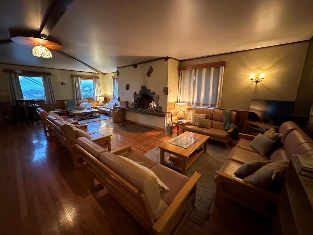 Гостиная зона в Peer Gynt Ski Lodge