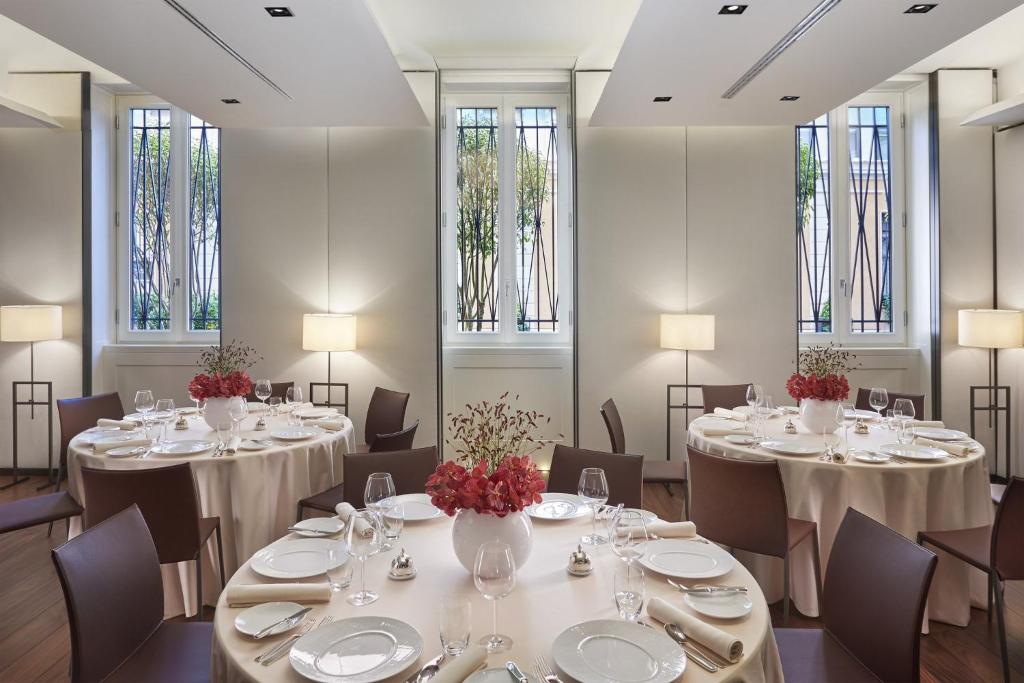 Restaurace v ubytování Mandarin Oriental, Milan