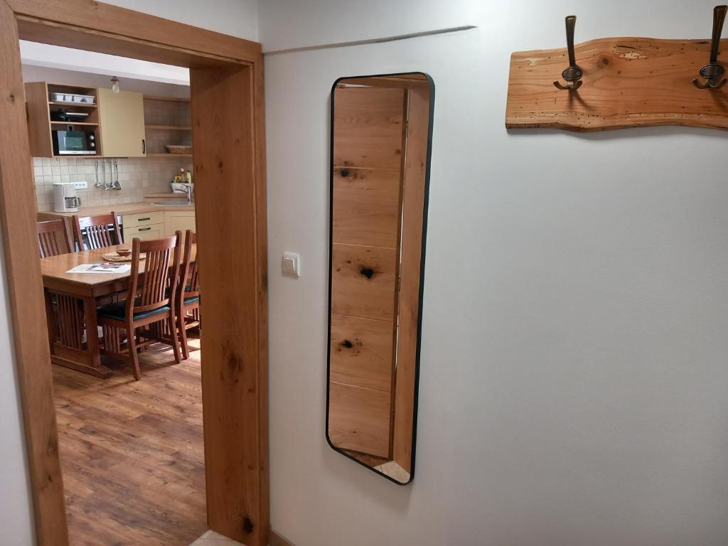 Kuchyň nebo kuchyňský kout v ubytování Apartments Markež