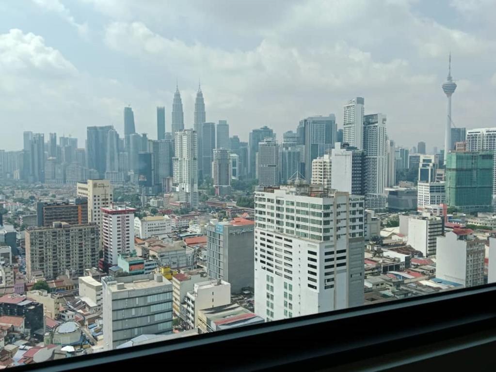 Nespecifikovaný výhled na destinaci Kuala Lumpur nebo výhled na město při pohledu z apartmánu