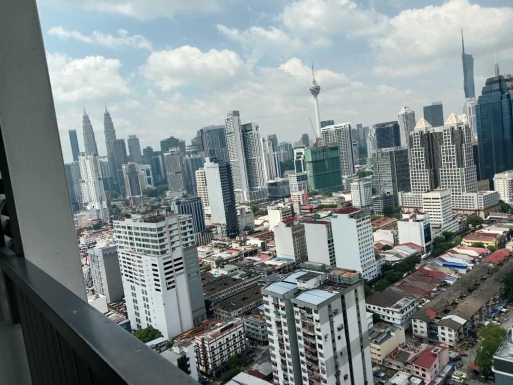 Nespecifikovaný výhled na destinaci Kuala Lumpur nebo výhled na město při pohledu z apartmánu