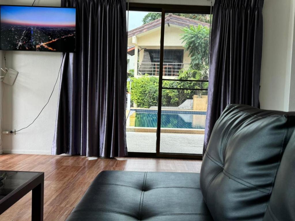 Posezení v ubytování Koh Samui Palm View Villa