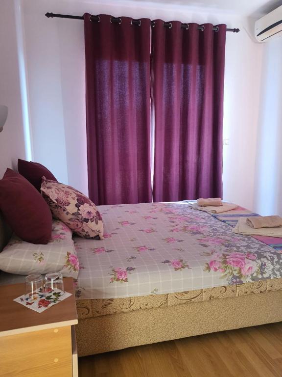 Letto o letti in una camera di Villa Grafenberg Ulcinj