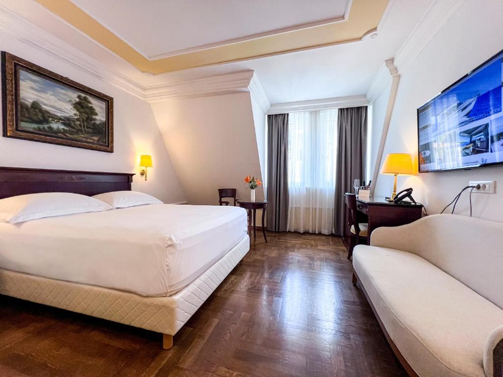 Postel nebo postele na pokoji v ubytování Amadria Park Hotel Agava