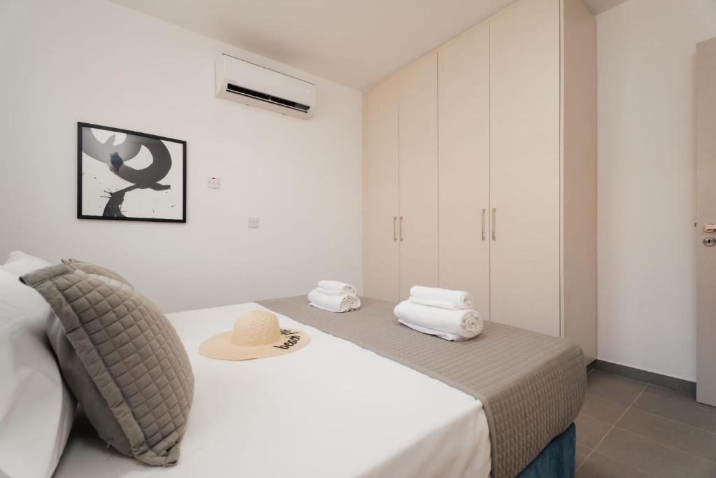 Postel nebo postele na pokoji v ubytování Apartment Analise