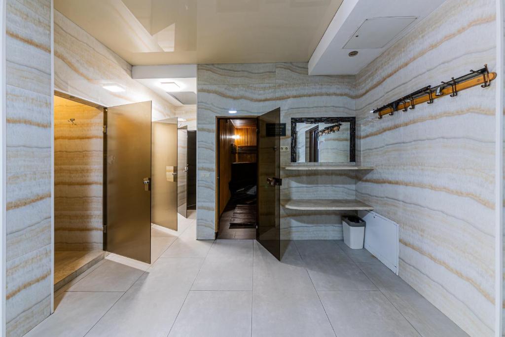 Koupelna v ubytování Villa Leku SPA Resort