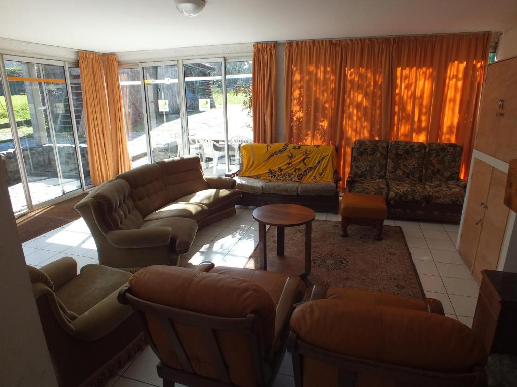 Posezení v ubytování relais d'isaby