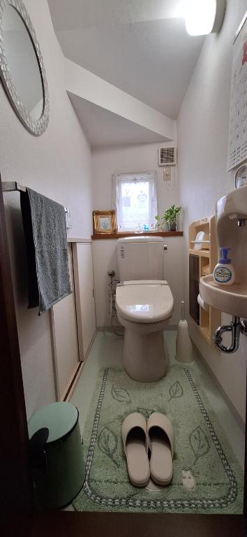 Koupelna v ubytování guesthouse ONAKA