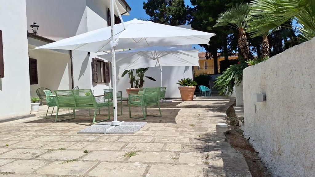 Patio nebo venkovní prostory v ubytování Relais LaValle