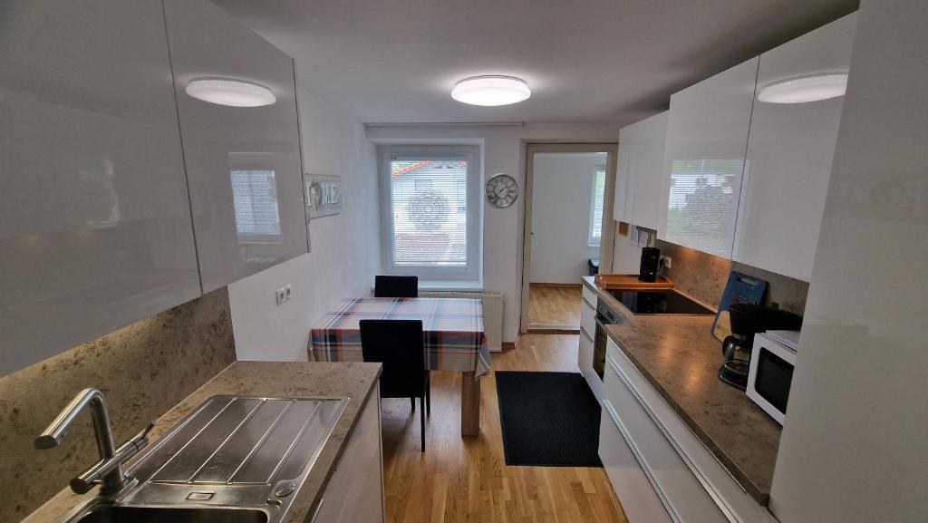 Kuchyň nebo kuchyňský kout v ubytování homy Bludenz Downtown Suites
