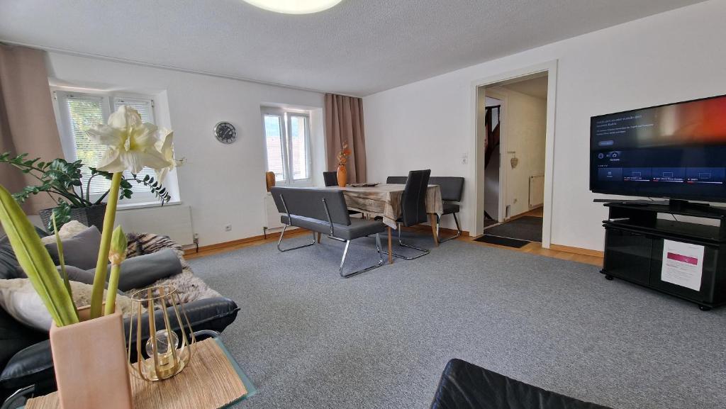 TV a/nebo společenská místnost v ubytování homy Bludenz Downtown Suites