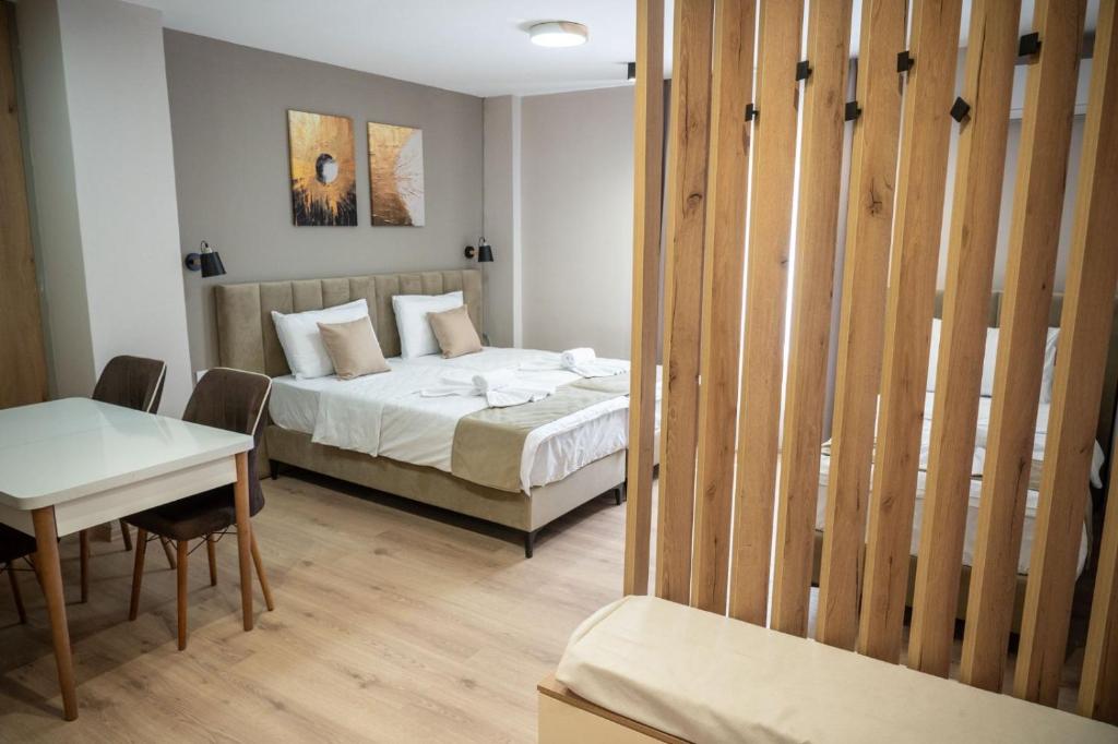 Postel nebo postele na pokoji v ubytování Hotel CENTRAL