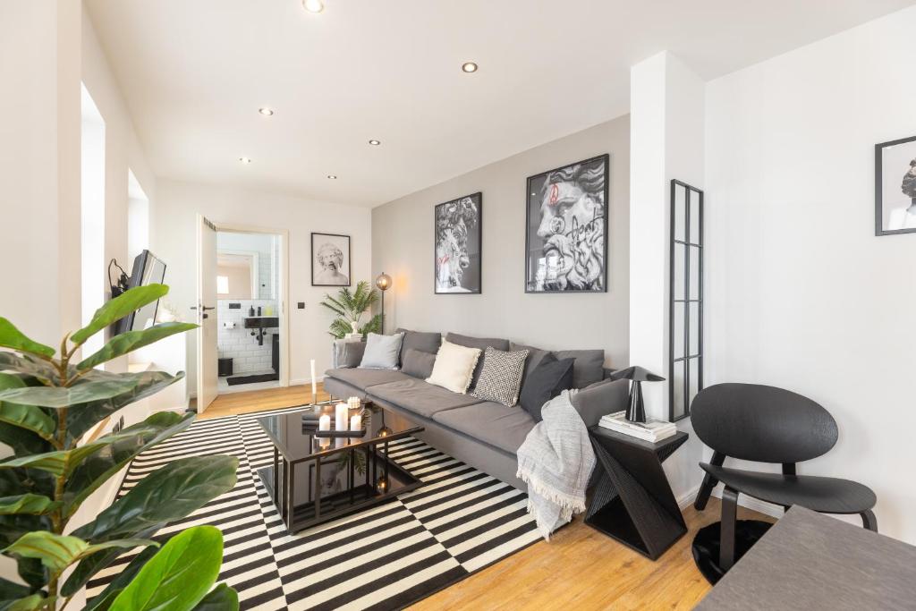 Χώρος καθιστικού στο Residence Reeperbahn Harbour & Schanze