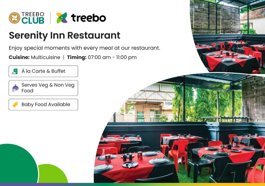 Restaurace v ubytování Treebo Serenity Inn, Koregaon Park
