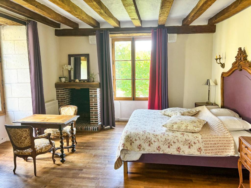 Chateau-monastère de La Corroirie - Chambre Double De Luxe