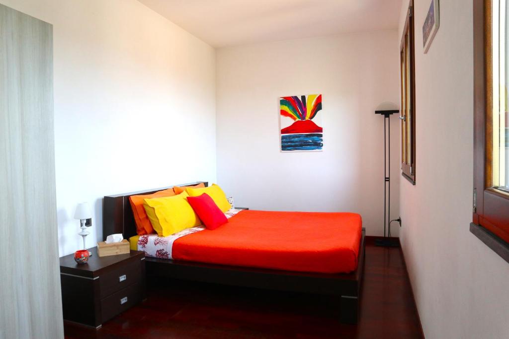Postel nebo postele na pokoji v ubytování B&B DA CHIARA SEA SIGHT