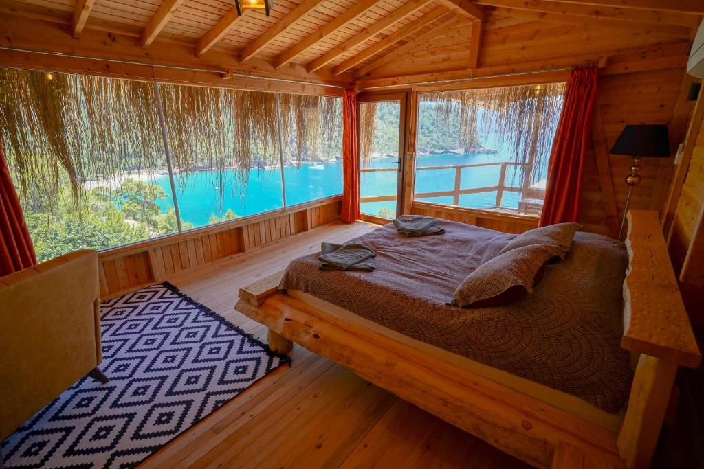 Postel nebo postele na pokoji v ubytování Flavia Hotel