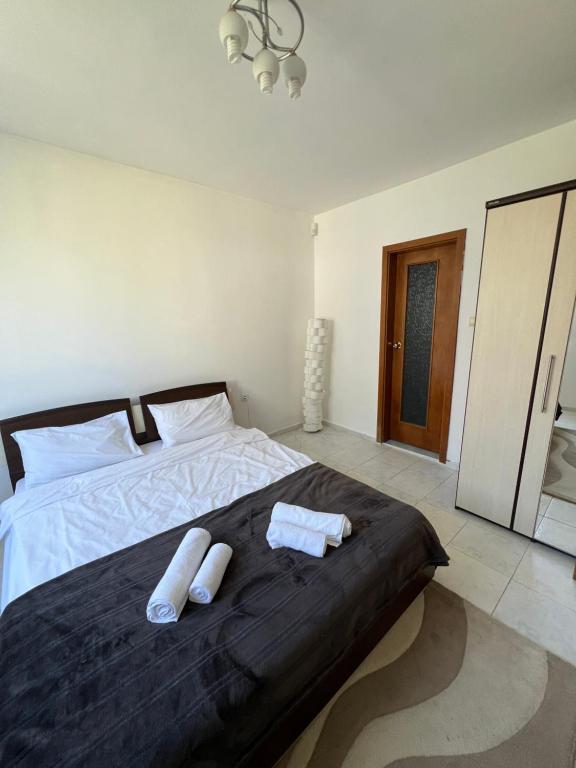 Postel nebo postele na pokoji v ubytování Holiday home in Kranevo