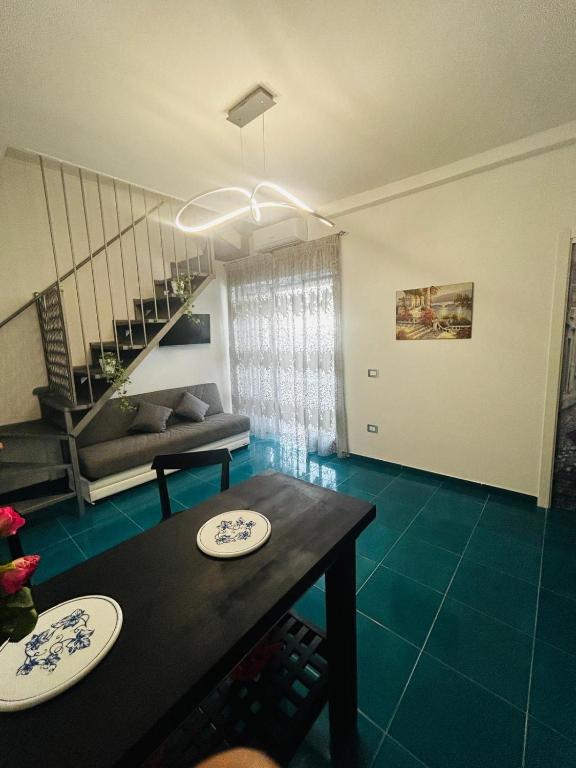 Posezení v ubytování Ca Dó Sorrento Sensations