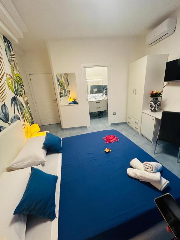 Postel nebo postele na pokoji v ubytování Ca Dó Sorrento Sensations