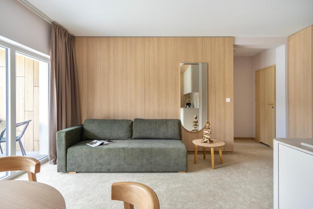 Posezení v ubytování Sea Shell Apartments Łukęcin