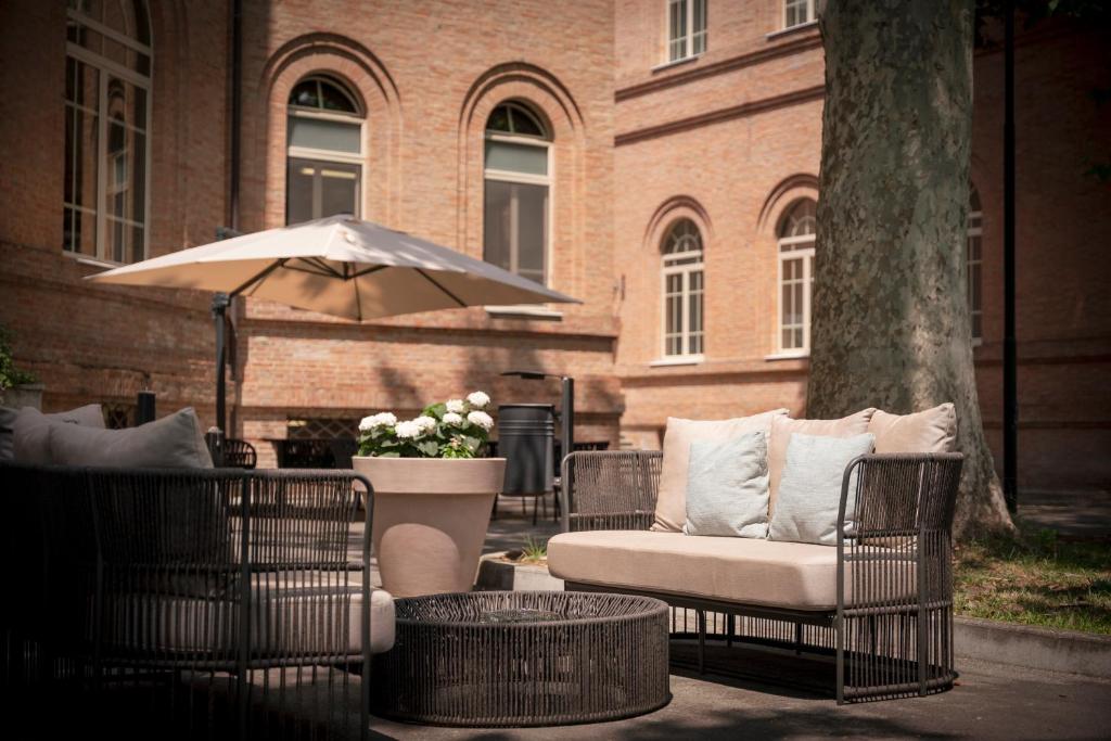 Posezení v ubytování Grand Hotel di Parma | UNA Esperienze