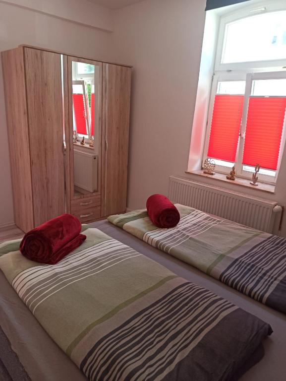 Postel nebo postele na pokoji v ubytování Bei Charlotte